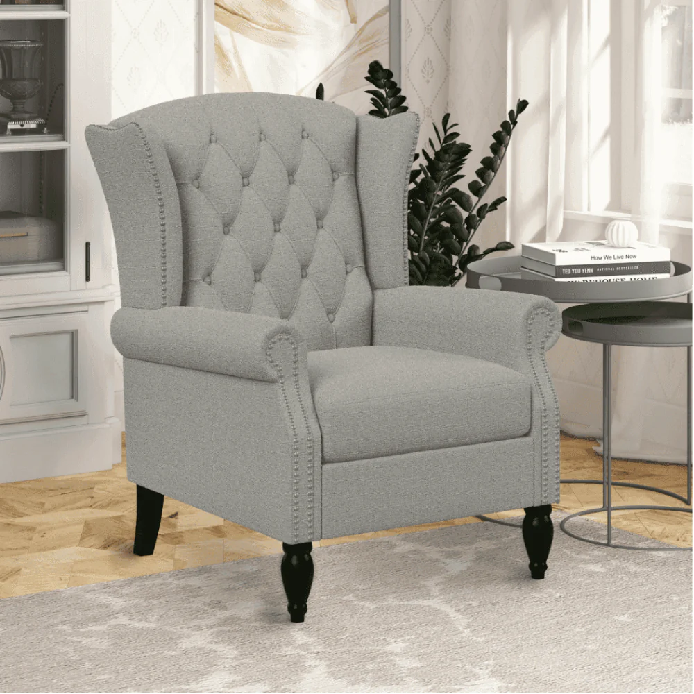 Tufted Wingback Chair by Style My Space – Elegant Design