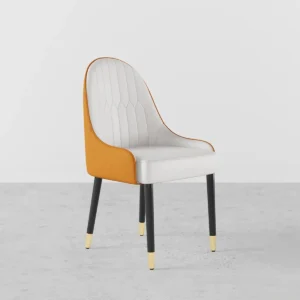 Hexa Upholstered Dining Chair with premium fabric and sleek design from Style My Space