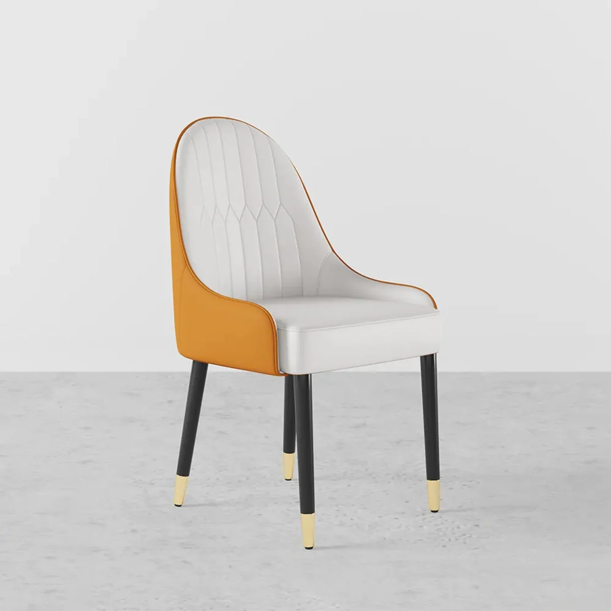 Hexa Upholstered Dining Chair1 Hexa Upholstered Dining Chair with premium fabric and sleek design from Style My Space