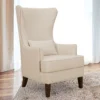 Luxurious high back wing chair by Style my space Furniture, perfect for adding elegance and comfort to your home.