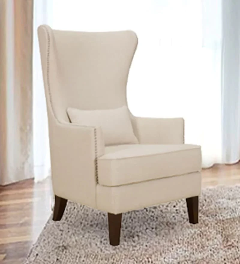 Luxurious high back wing chair by Style my space Furniture, perfect for adding elegance and comfort to your home.