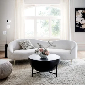 Premium Upholstered Curved Sofa