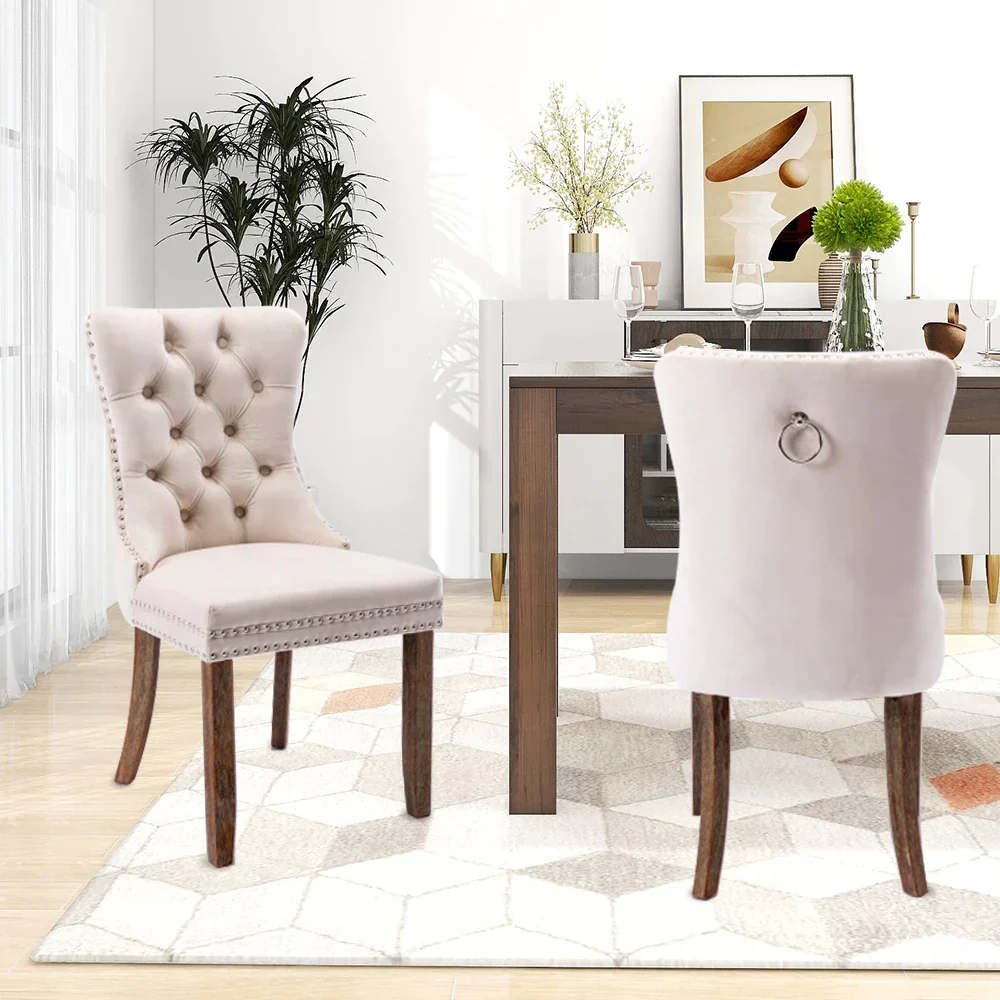 Quilted Upholstered Dining Chair