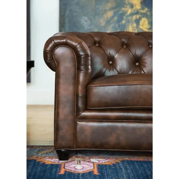 Elegant Tufted Rolled Back Chesterfield Sofa, Factory Outlet, Bangalore