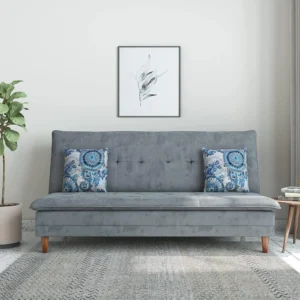 Sofa Cum Bed in Grey Color