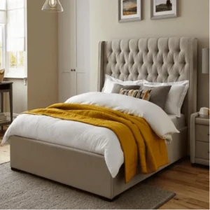 Straight Quilt Bed with Storage