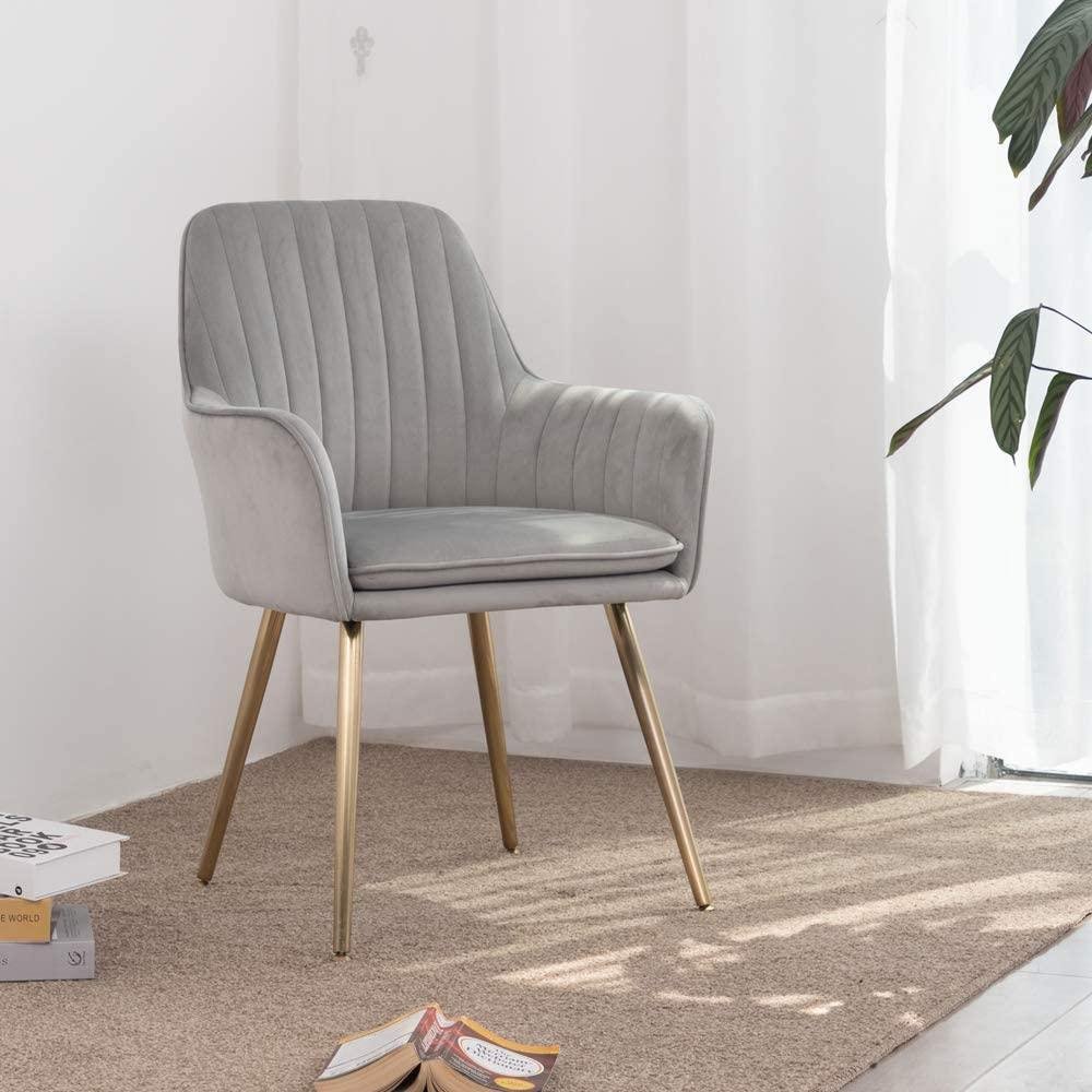 Suede Accent Chair6