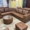 Luxurious Leather L Shaped Sofa for Modern Living Rooms