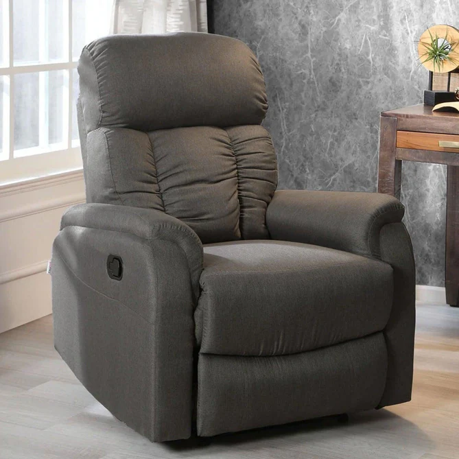 Modern Recliner Sofa with customizable design, neem wood frame, and leather options for stylish comfort